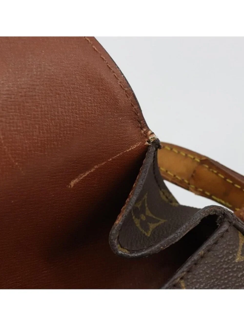 Authentic LOUIS VUITTON Monogram Saint Cloud PM Shoulder Bag M51244 LV